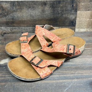 Bearpaw Maddie Sandal, Redwood 1797W Women's Size‎ 9
